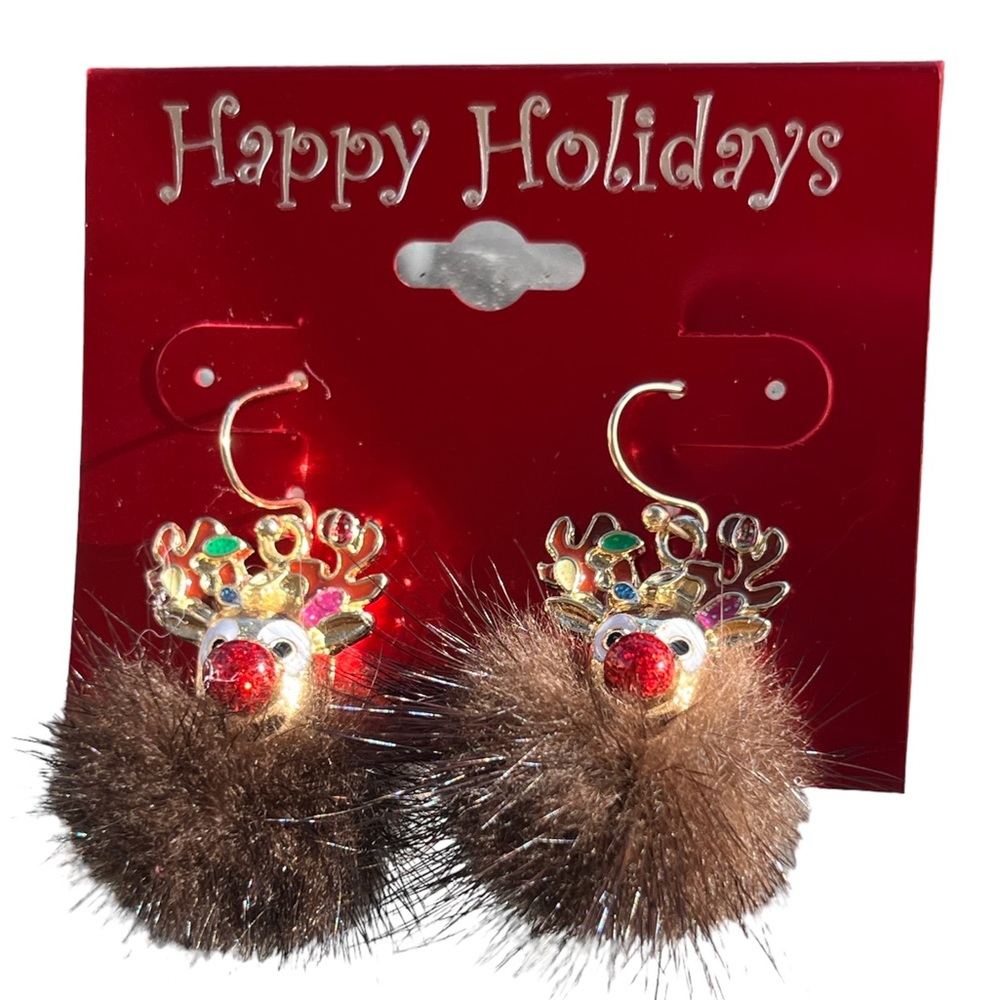 Christmas Reindeer earrings